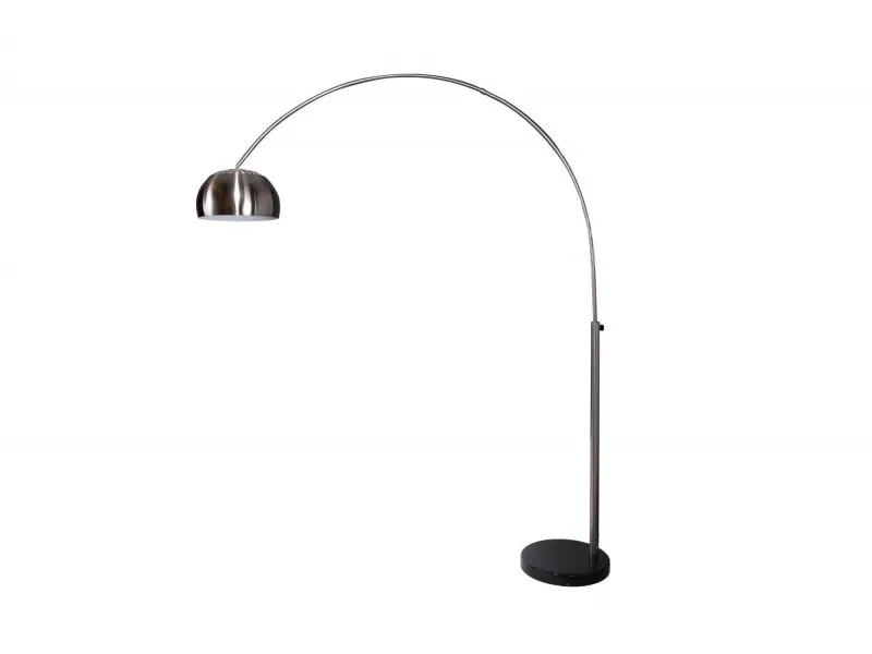 Lampadaire extensible de 170 à 210cm argenté
