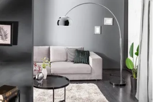 Lampadaire extensible de 175 à 205cm argenté 2