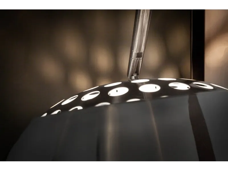 Lampadaire extensible de 175 à 205cm argenté