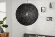 Lampe suspendue 45cm design "COCOON" coloris noir