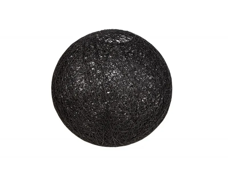 Lampe suspendue 45cm design "COCOON" coloris noir