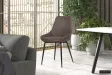 Lot de 2 Chaises de salle à manger design coloris marron