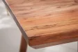 Table à manger design scandinave de 200 cm coloris naturel en bois massif