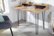 Bureau de 110 cm moderne avec rangement en aspect chêne
