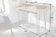 Bureau de 110 cm moderne avec rangement en aspect chêne