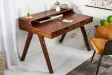 Bureau design en bois massif de 120cm coloris naturel