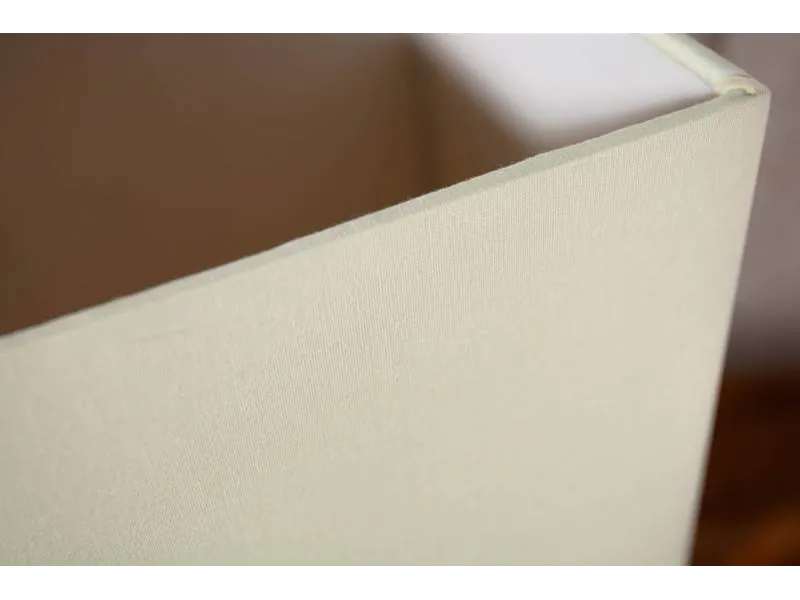 Lampe à poser de 15 cm en bois flotté coloris blanc