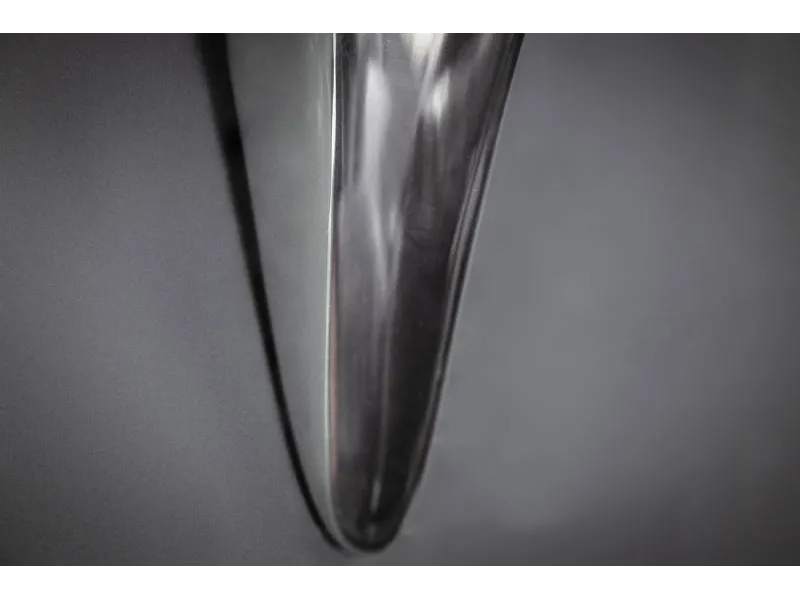 Trophée mural 100 cm en Tête de taureau teinté argent