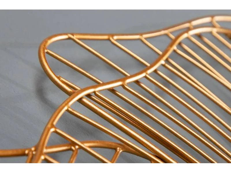 Décoration murale ginkgo 90cm coloris Or