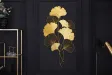 Décoration murale Ginkgo Doré 110cm