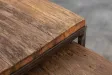 Table d'appoint Barracuda set de 2 bois recyclé
