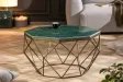 Table basse Diamond 70cm en marbre coloris vert