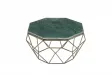 Table basse Diamond 70cm en marbre coloris vert