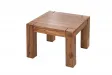 Table basse carrée 60 cm en bois massif