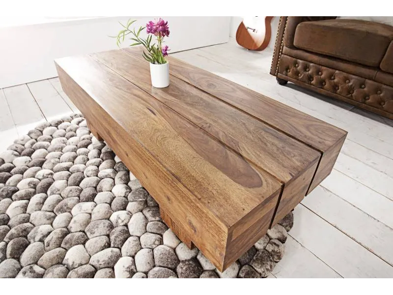 Table basse 100cm en bois massif