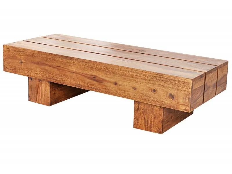 Table basse 100cm en bois massif
