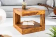 Table basse en bois massif de 45cm coloris naturel