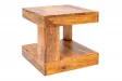 Table basse en bois massif de 45cm coloris naturel
