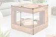Table basse en bois massif de 45cm coloris naturel