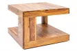 Table basse en bois massif de 60cm coloris naturel