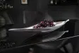 Bol de fruits décoratif 40 cm en aluminium argenté