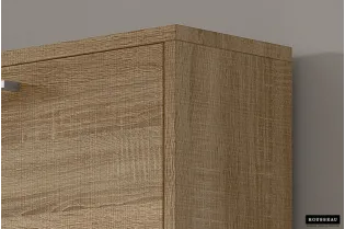 Meuble rangement chaussures, 4 compartiments, coloris bois 2