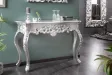 Meuble console 110 cm design classique coloris argent