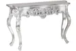 Meuble console 110 cm design classique coloris argent