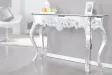 Meuble console 110 cm design classique coloris argent