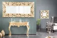 Miroir mural style baroque en polyrésine doré 180cm