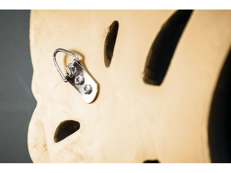 Miroir mural style baroque teinté doré 75cm